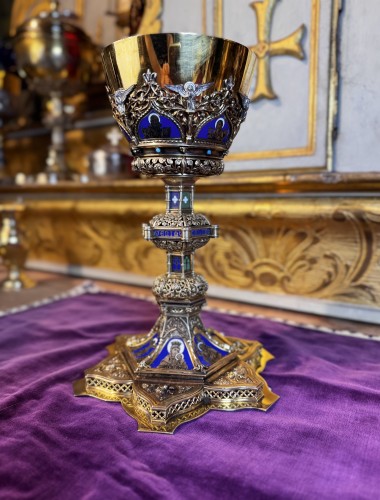 Calice vermeil de Hermann Cassau, 1913 - Art sacré, objets religieux Style 