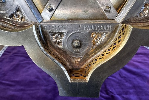 Art sacré, objets religieux  - Calice vermeil de Hermann Cassau, 1913