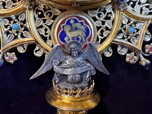 Neogothic Monstrance - Goldsmith Fuchs Late 19th Century  - 