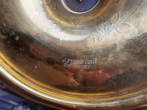 Antiquités - Neogothic Monstrance - Goldsmith Fuchs Late 19th Century 
