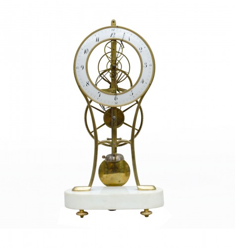 Pendule squelette, Directoire français