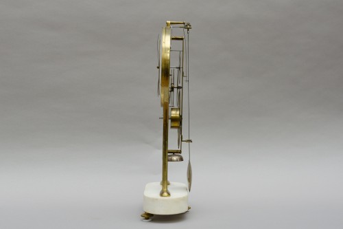 Skeleton pendulum clock, French Directoire - Horology Style Directoire