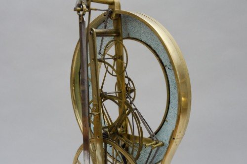 18th century - Skeleton pendulum clock, French Directoire