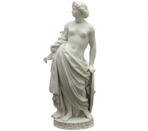 “Minerva”, Meissen bisque figure circa 1778