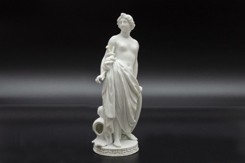 Céramiques, Porcelaines  - "Minerve", biscuit de Meissen vers 1778