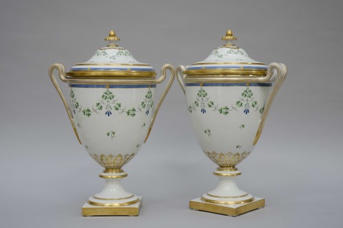 XVIIIe siècle - Grande paire de rafraîchissoirs, Vienne circa 1783