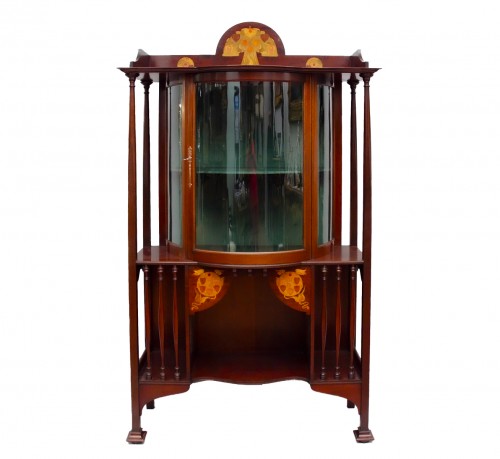Arts and Crafts display cabinet, Shapland and Petter, England