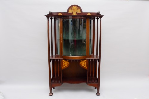 Arts and Crafts display cabinet, Shapland and Petter, England - 