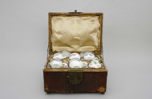 Antiquités - Museum quality coffee set in original box, KPM Berlin Circa 1780