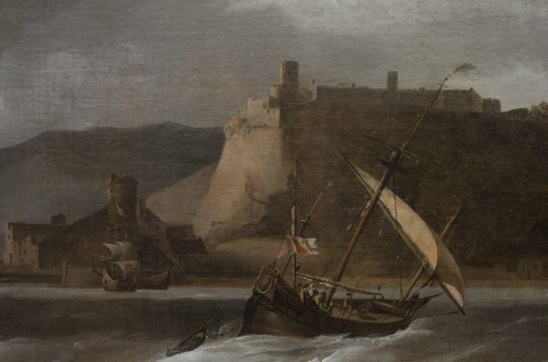 Louis XIV - Large seascape by BLANCKERHOFF Jan Theunisz (1628 – 1669)