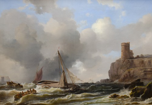 Grande Marine, daté 1855  - Wilhelm August KRAUSE (1803-1864) - Napoléon III