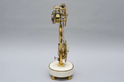 Louis XVI - Rare two dails complication clock, Verlinden in Paris Late 18th century