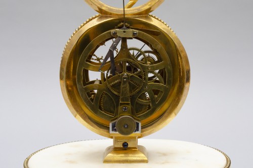 Antiquités - Rare two dails complication clock, Verlinden in Paris Late 18th century