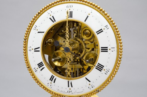 Antiquités - Rare two dails complication clock, Verlinden in Paris Late 18th century