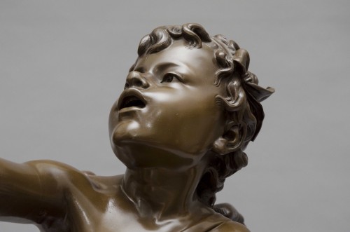 Amour Chanteur - Bouret Eutrope (1833 - 1906) - L'Egide Antiques