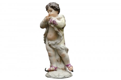 « L’hiver », porcelaine de Meissen vers 1764