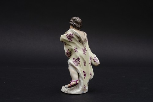 Céramiques, Porcelaines  - « L’hiver », porcelaine de Meissen vers 1764
