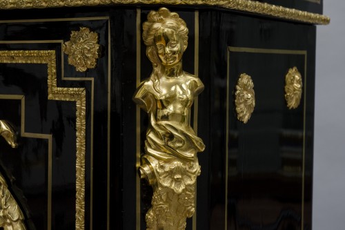 Exquisite Chest "Dresse" with Pietra Dura, BEFORT JEUNE in Paris - Napoléon III