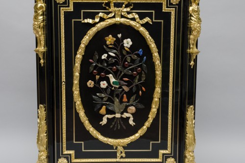 Antiquités - Exquisite Chest "Dresse" with Pietra Dura, BEFORT JEUNE in Paris