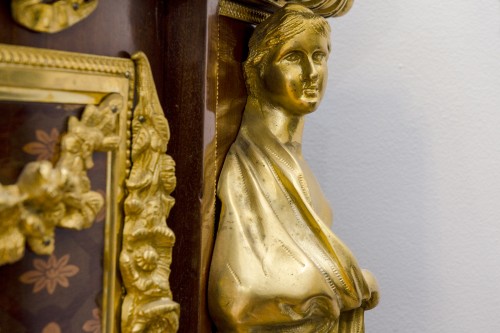 Napoléon III - Exceptional Late 19th century Louis XVI’s “warriors” chest, after Riesener