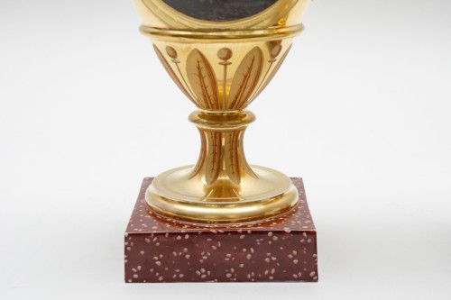 XIXe siècle - Paire de vases ovoïdes de qualité muséale, ornées de scènes du roman « Atala », Darte