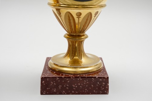 Paire de vases ovoïdes de qualité muséale, ornées de scènes du roman « Atala », Darte - Empire