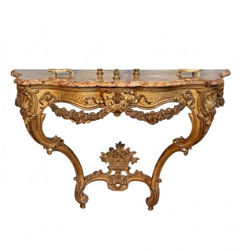 Console en bois époque Transition