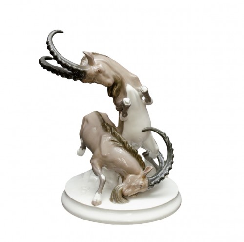« Capricornes », Otto Pilz pour la manufacture de Meissen Vers 1911