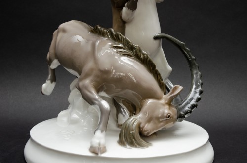 “Capricorns”, Otto Pilz for the Meissen manufactory Circa 1911 - Porcelain & Faience Style Art nouveau