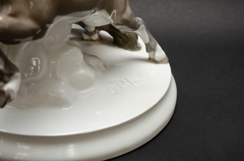 Porcelain & Faience  - “Capricorns”, Otto Pilz for the Meissen manufactory Circa 1911
