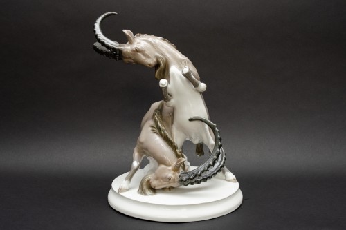“Capricorns”, Otto Pilz for the Meissen manufactory Circa 1911 - 