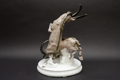 “Capricorns”, Otto Pilz for the Meissen manufactory Circa 1911 - Art nouveau