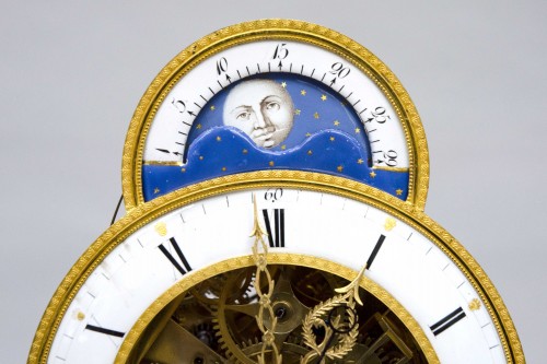Horlogerie Pendule - Pendule à complications portique, Pillard à Troyes