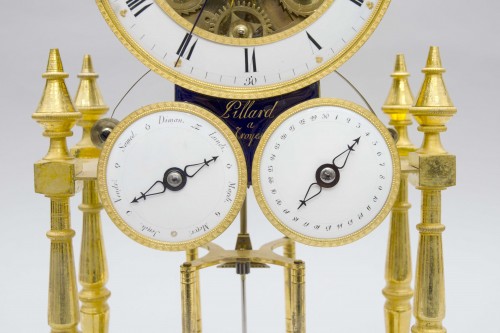 Pendule à complications portique, Pillard à Troyes - L'Egide Antiques
