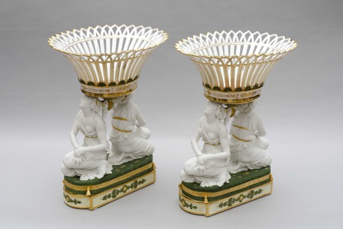 Antiquités - Corbeilles néoclassiques Faber à Bruxelles vers 1825-1830