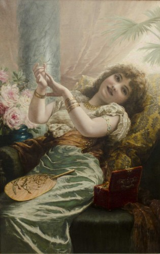 Le coffret à bijoux - STEVENS Agapit (1848-1924)