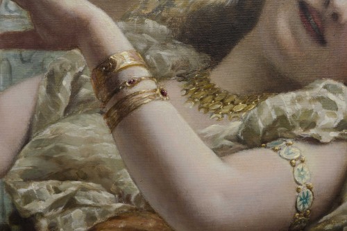 Le coffret à bijoux - STEVENS Agapit (1848-1924) - L'Egide Antiques