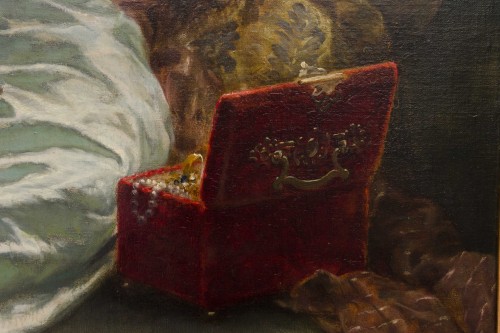 Napoléon III - The Jelewry box -  STEVENS Agapit (1848 -  1924)