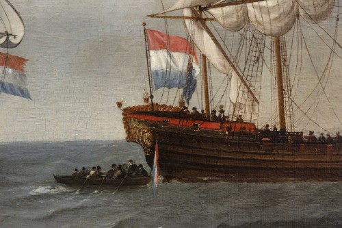 Marine « départ de Flessingue », Andries Van Eertvelt, 1651 - 