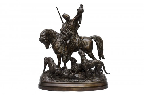 « Le chasseur kabyle revenant de la chasse » - Arthur Waagen (Memel1833- Paris 1898)