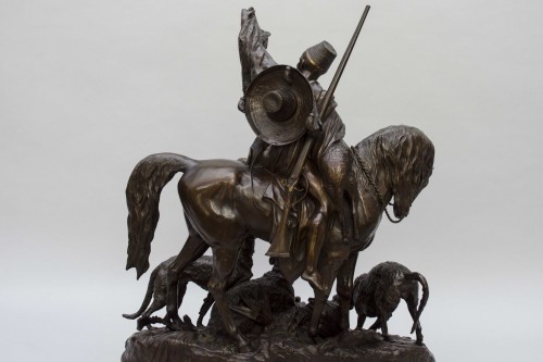 « Le chasseur kabyle revenant de la chasse » - Arthur Waagen (Memel1833- Paris 1898) - Napoléon III