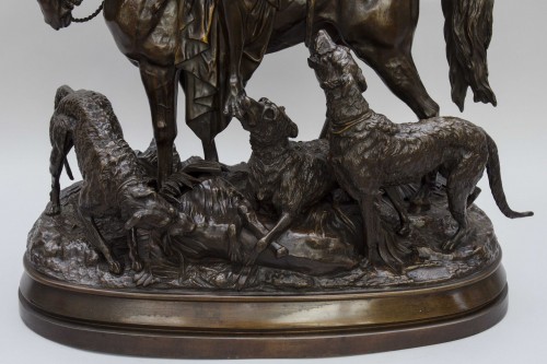 Napoléon III - « Le chasseur kabyle revenant de la chasse » - Arthur Waagen (Memel1833- Paris 1898)