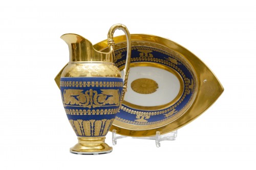 Ewer and its basin, attributed to Dagoty in Paris