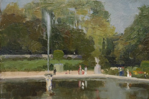Paintings & Drawings  - Jardin du Luxembourg, Paris - MIGNOT Victor (1872- 1944)