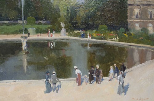 XXe siècle - Jardin du Luxembourg, Paris - MIGNOT Victor (1872- 1944)