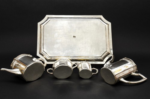 Antique Silver  - Coffee and tea set in sterling silver, Otto Wolter Germany