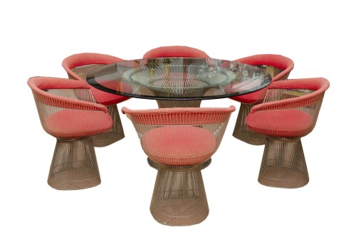 Original Warren Platner set of 7 pieces, Knoll International
