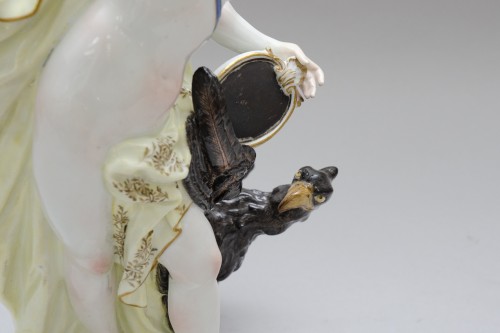 Porcelain & Faience  - “Allegory of the view”, Meissen porcelain Dot Period, 1756-1773
