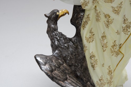 Antiquités - “Allegory of the view”, Meissen porcelain Dot Period, 1756-1773