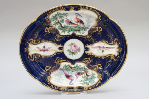 18th century - Stunning covered sauce tureen on stand, First period Worcester
